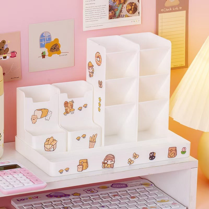 Multifunctional Desktop Storage Pen and Stationery Organizer