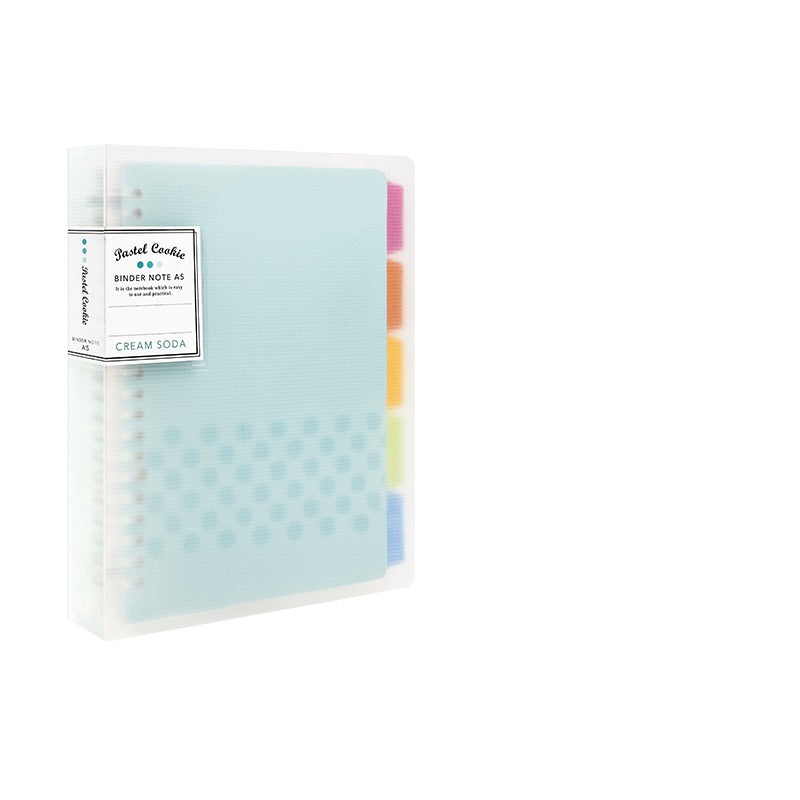 Traslucent Cover Pastel Color Binder