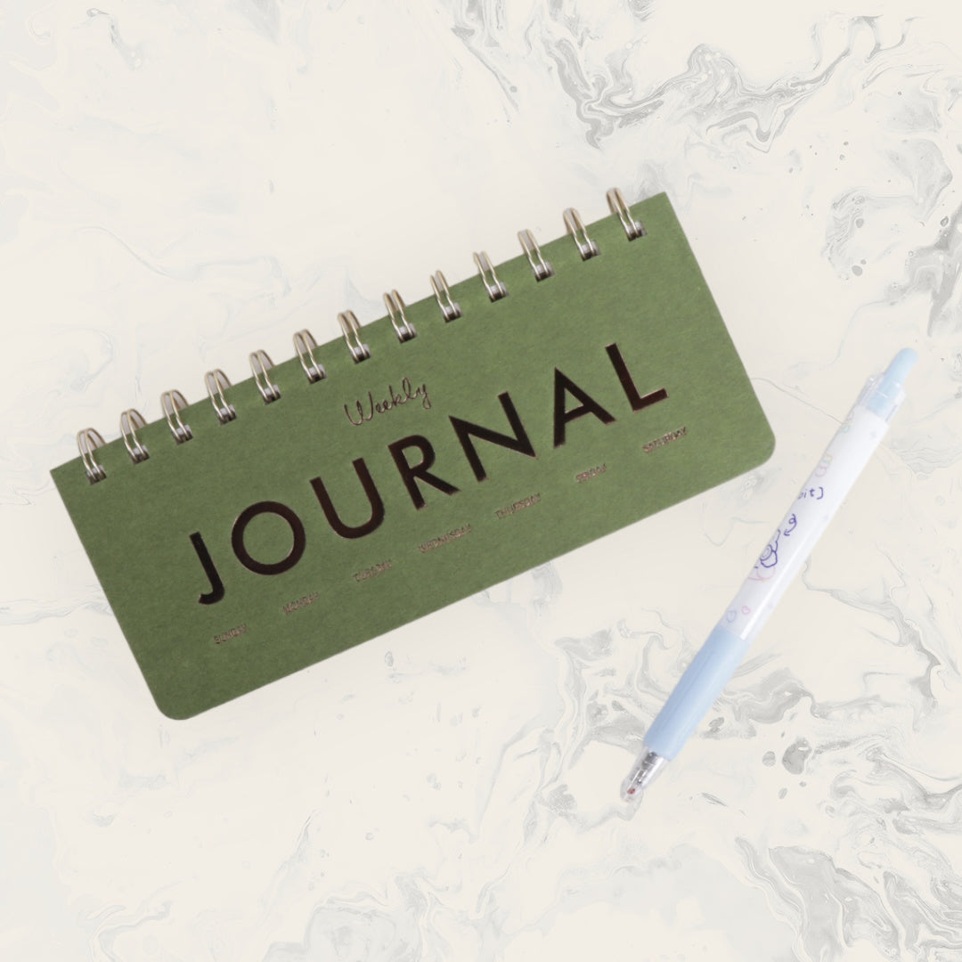 Landscape Coil Weekly Planner Journal