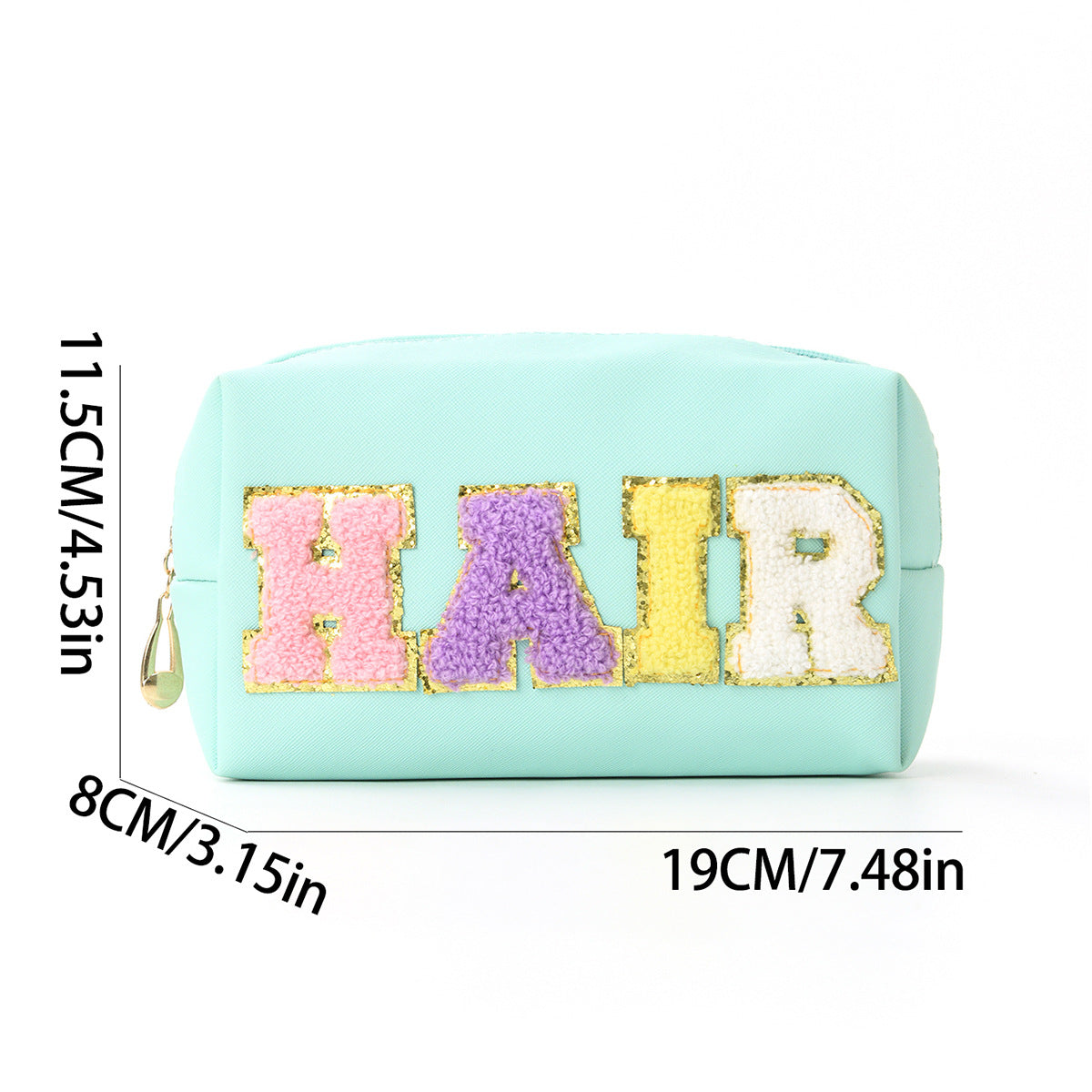 Glam Large Capacity PU LeatherCosmetic Pouch