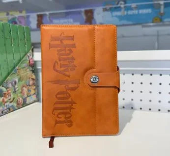 Harry Potter Vintage Leather Notebook With Magnet