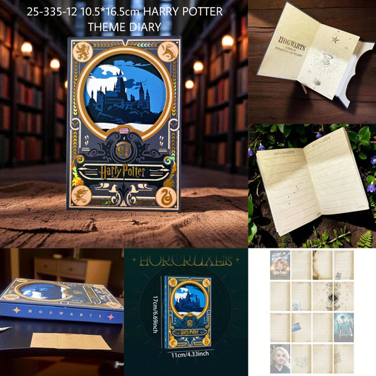 Magical Hogwarts Harry Potter Castle Notebook – Premium Wizard Themed