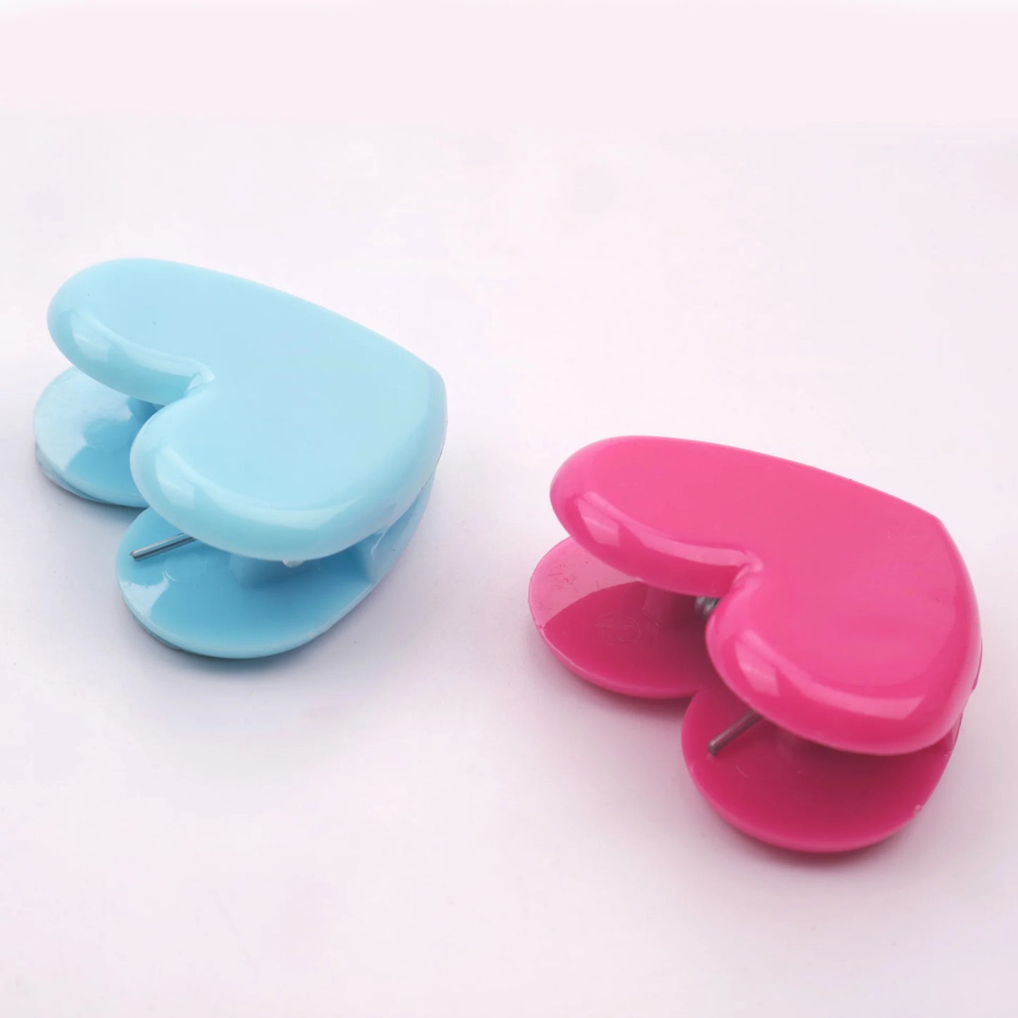 4 Pcs Colorful Heart Shape Paper Clips