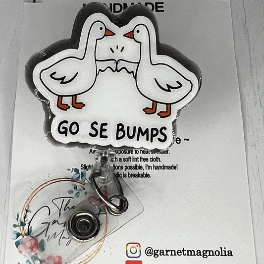 Silly Duck Goose Badge Retractable ID Badge