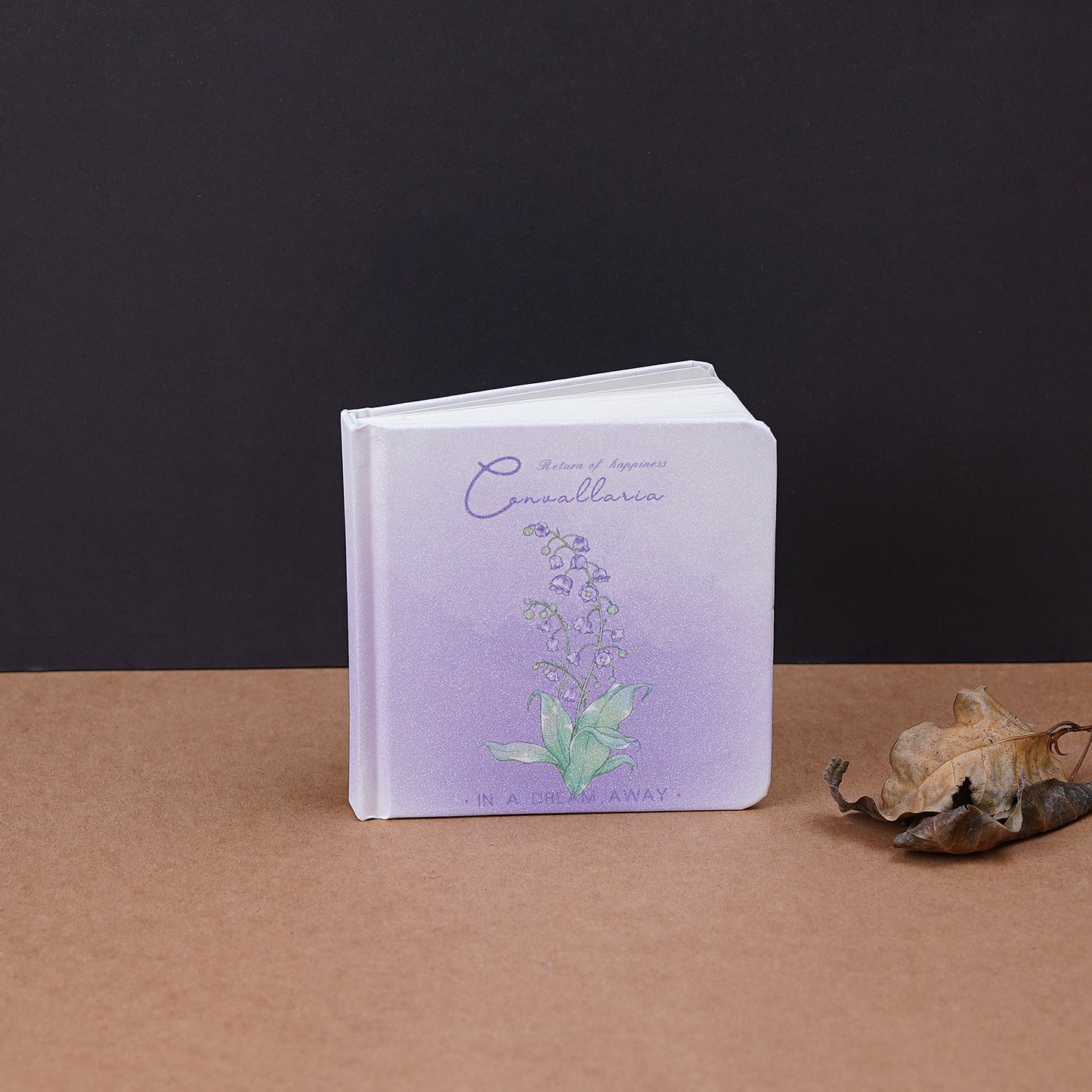 Glittery Square Hard Cover Grid Journal