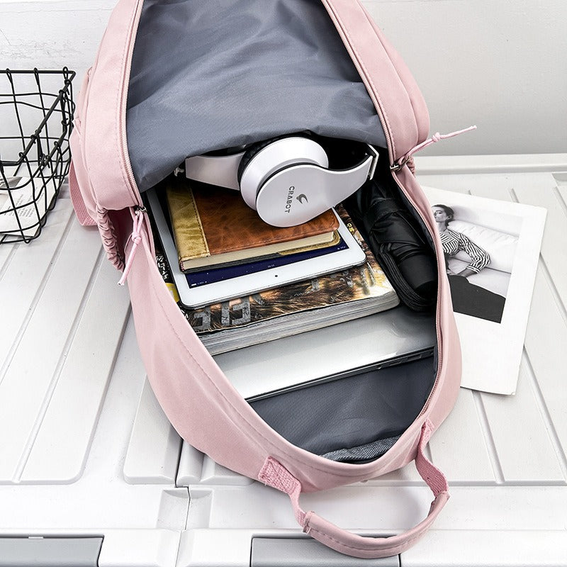 Bunny Ears Solid Color Backpack Bag