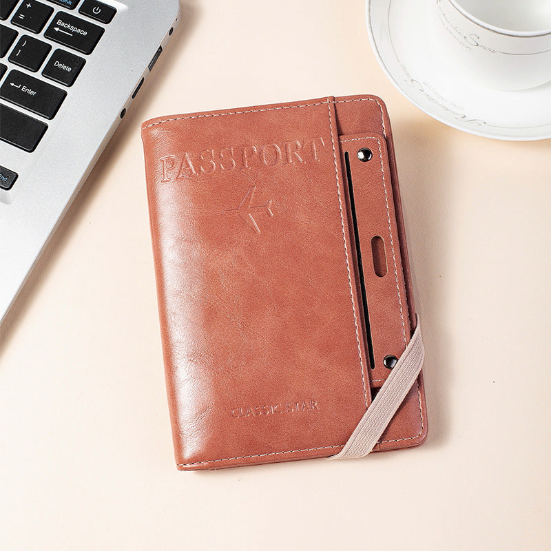 Premium Leather Finish Passport Holder