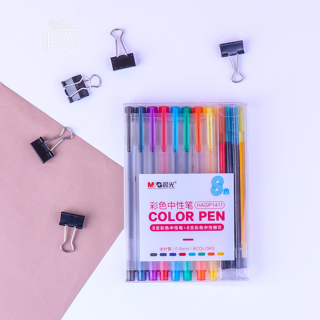M&G Color Gel Pen Set with Refills