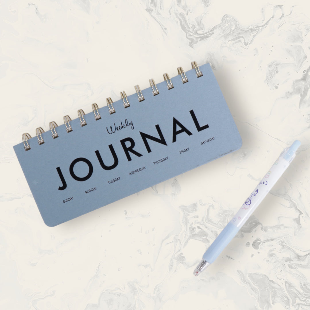 Landscape Coil Weekly Planner Journal
