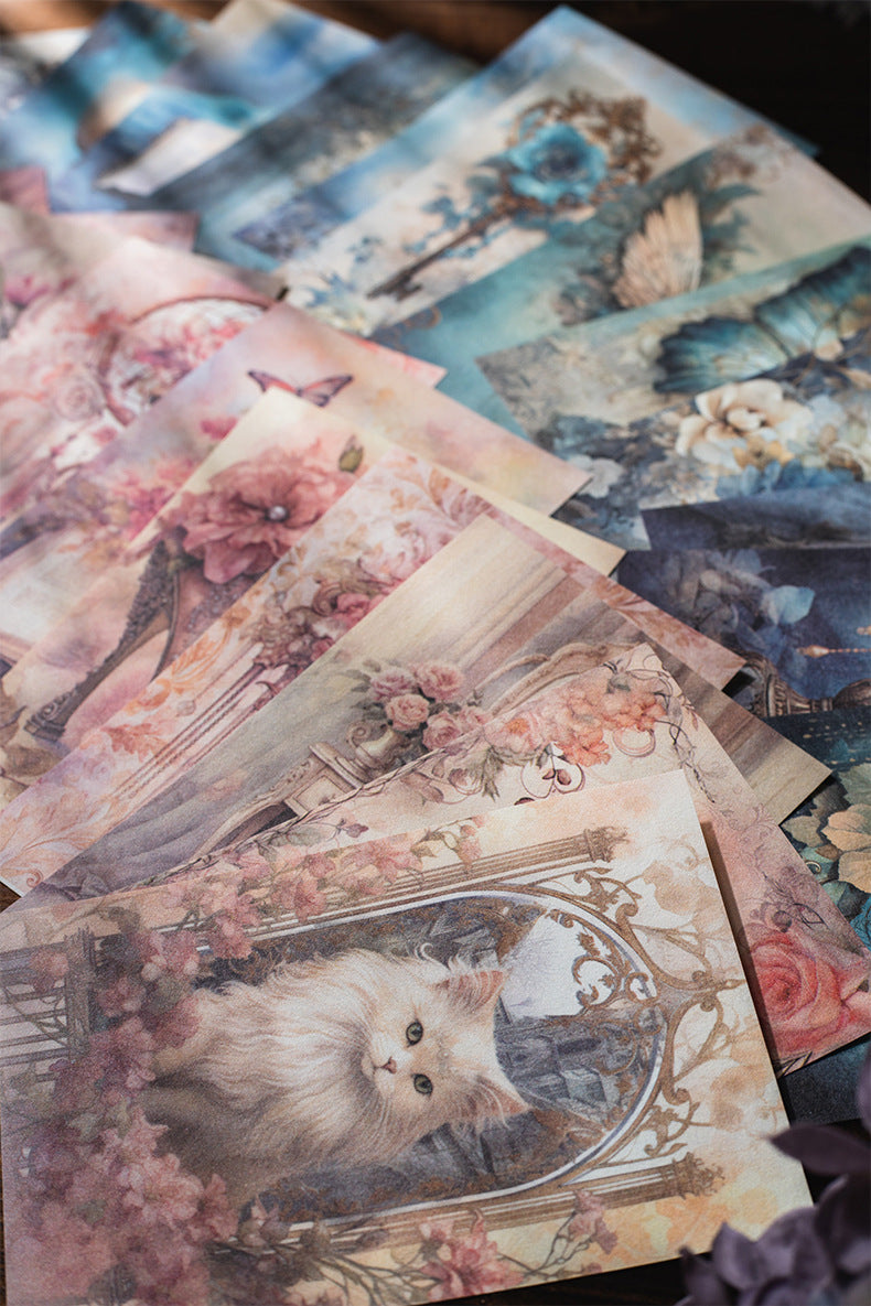 Alice's Fantasy Series Dream Background Journal Material Decorative Paper
