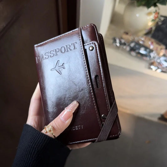 Premium Leather Finish Passport Holder