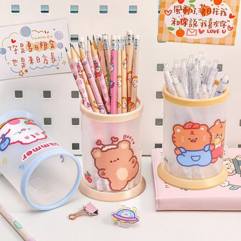 DIY Barrel Soft Card Pen Holder