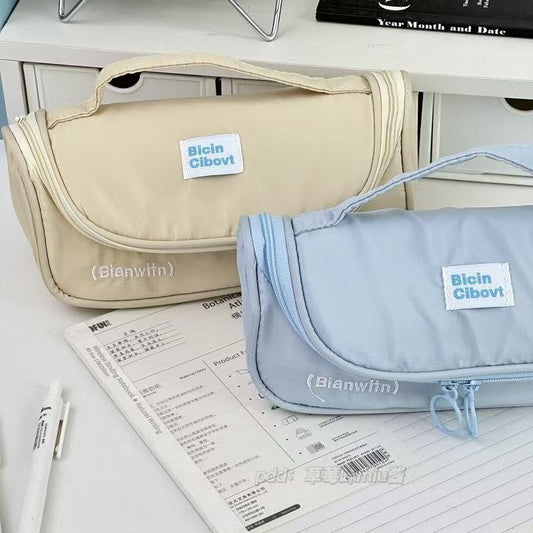 Top Handle Large Capacity Pencil Case