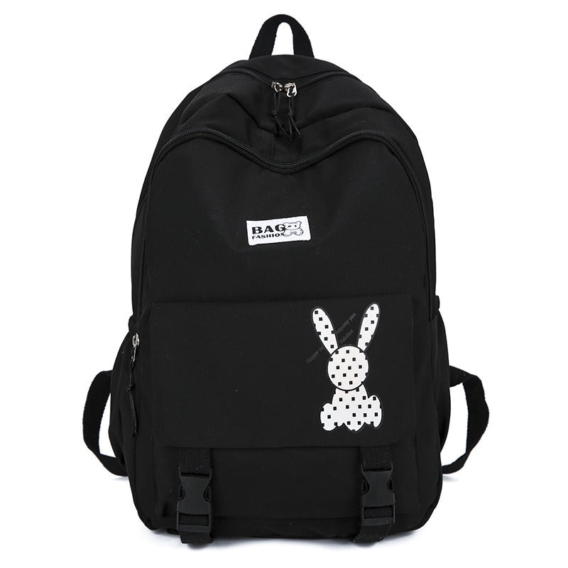 Little Rabbit Front Buckle Pocket Backpack Bag