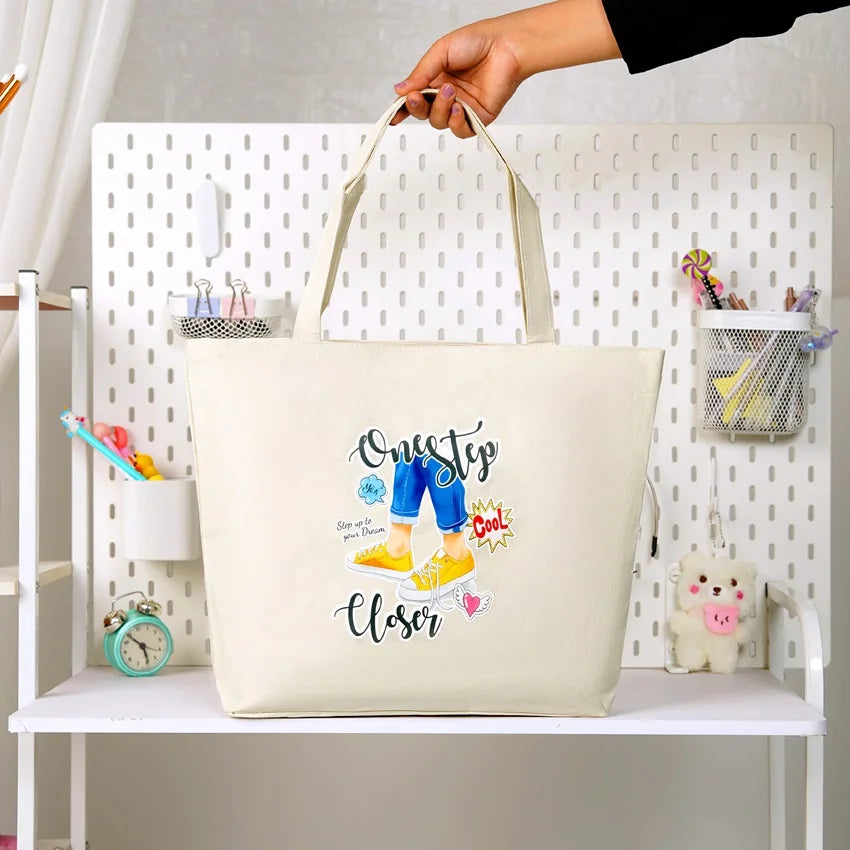 Soft Canvas Large Capacity Shoulder Bag