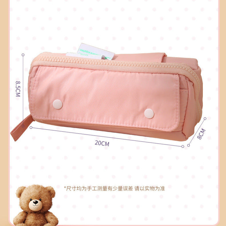 Large Capacity Multiple Compartments Pencil Pouch