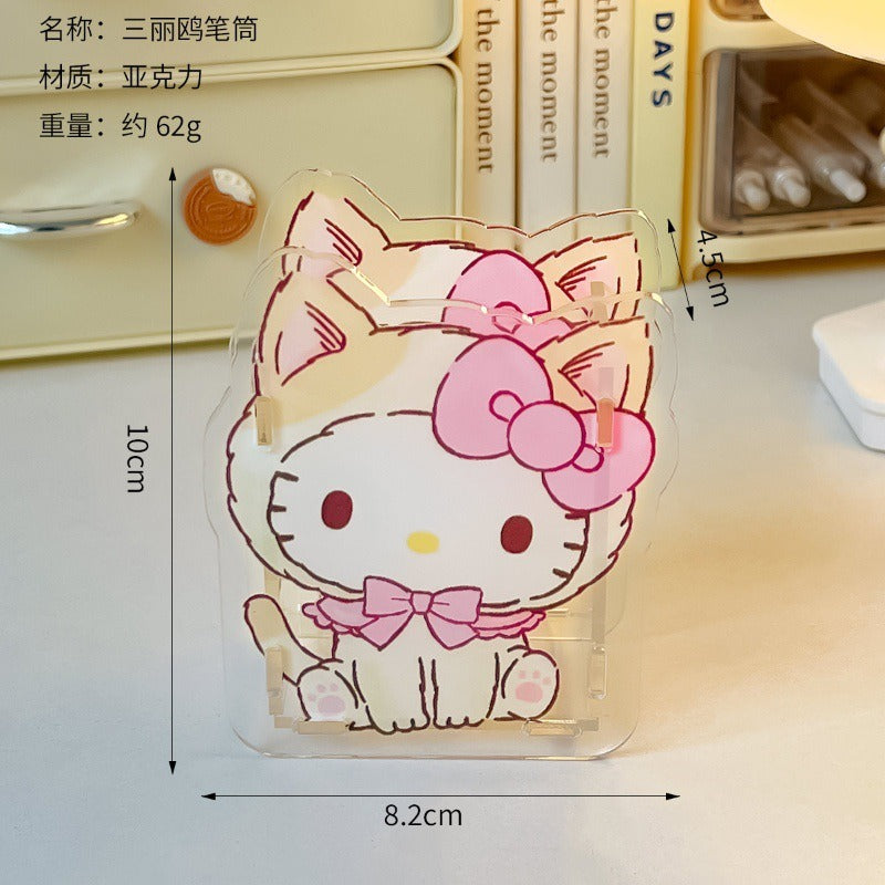 Acrylic Sanrio Pen Holder