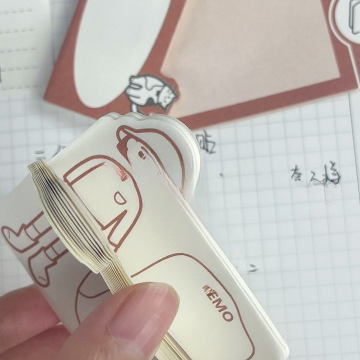 Creative Girly Inspired 3 in 1 Sticky Notes - Set of 4