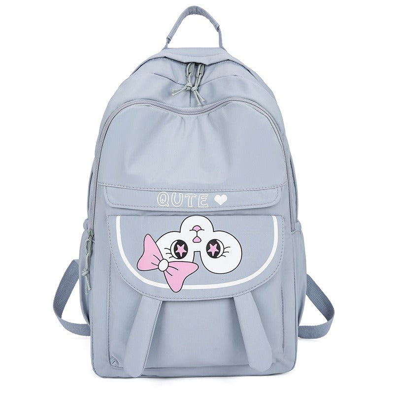 Bunny Ears Solid Color Backpack Bag
