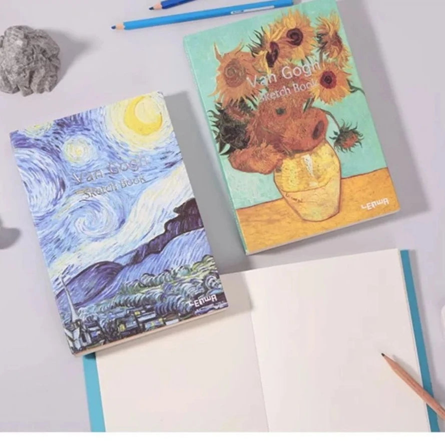 Van Gogh Oil Painting Cover Journal Sketch Book