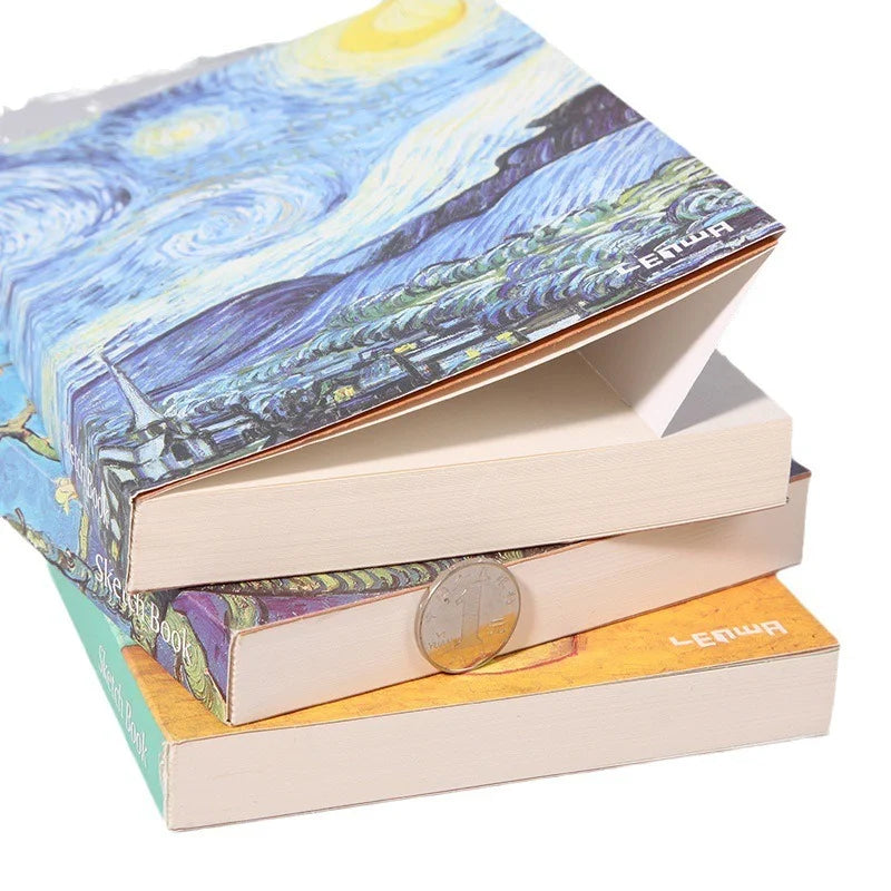 Van Gogh Oil Painting Cover Journal Sketch Book