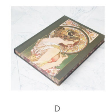 Mucha Inspired Large Sketchbook and Scrapbook