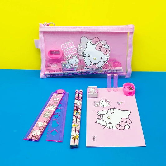 Kids Cartoon Sanrio School Stationery Set for Kids