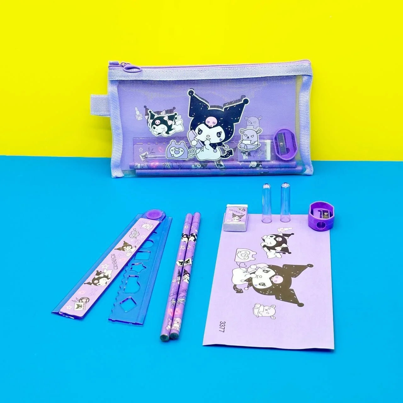 Kids Cartoon Sanrio School Stationery Set for Kids