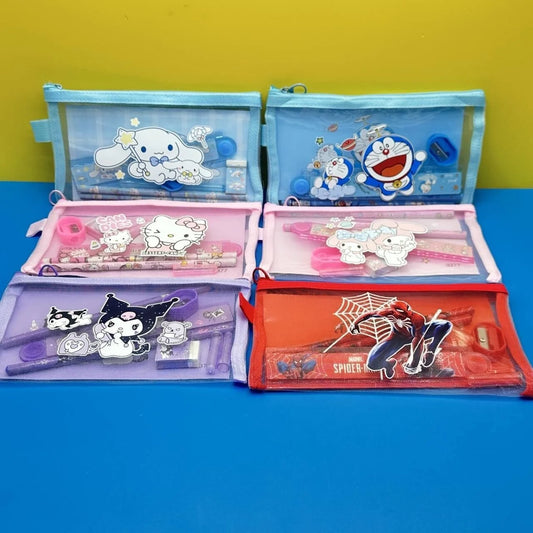 Kids Cartoon Sanrio School Stationery Set for Kids