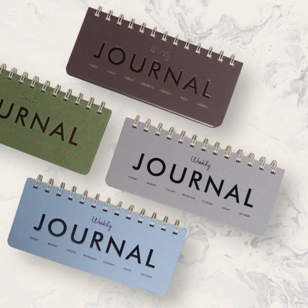 Landscape Coil Weekly Planner Journal