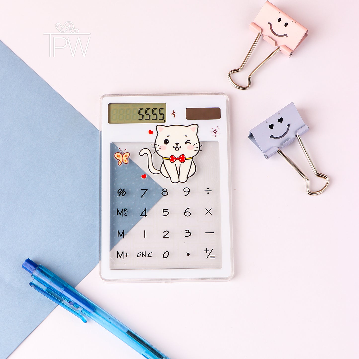 Transparent Body Glass Solar Calculator