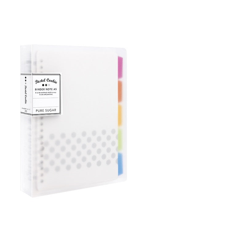 Traslucent Cover Pastel Color Binder