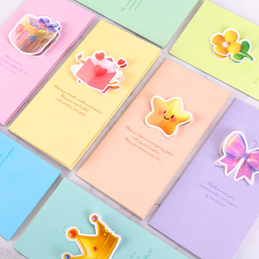 3D Cutout Wishes Greeting Cards