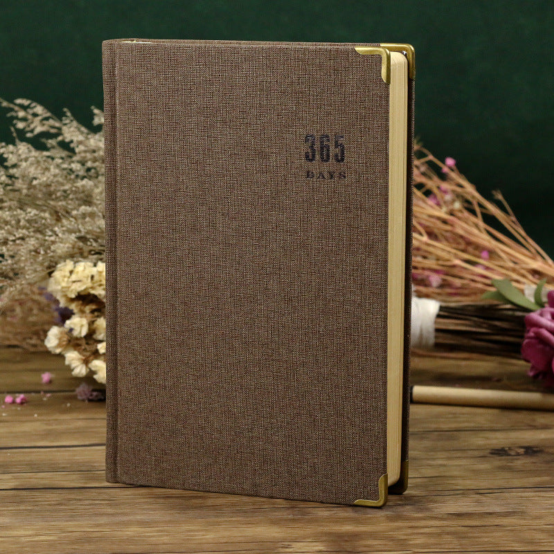 365 Days Fabric Cover Yearly Planner Journal