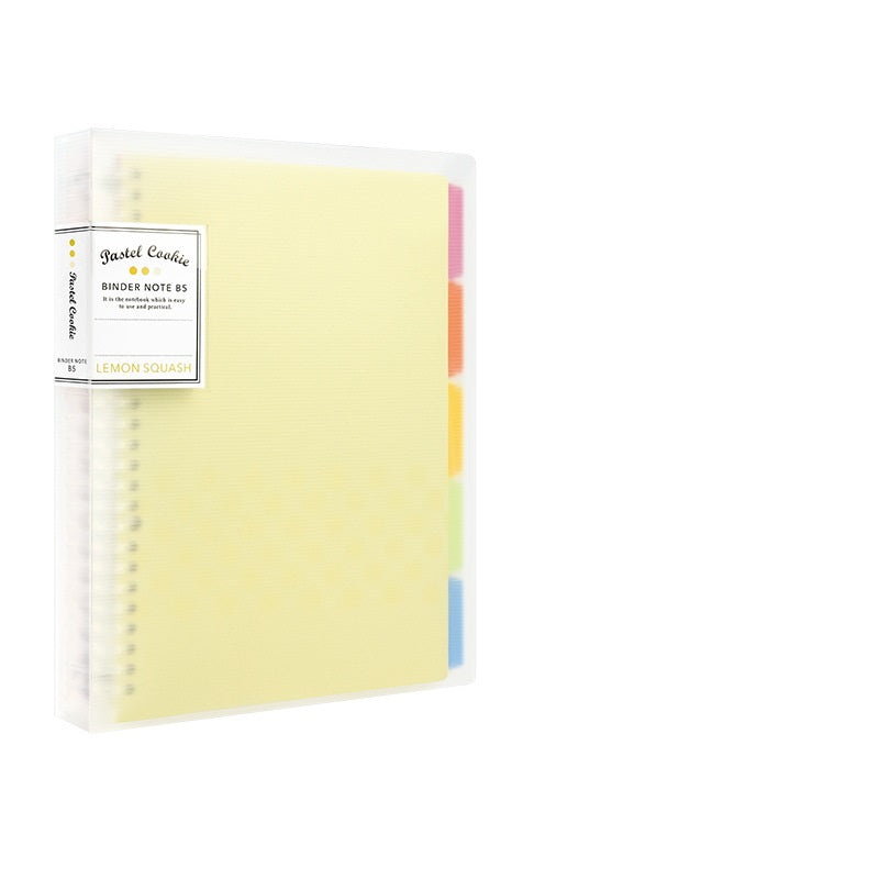 Traslucent Cover Pastel Color Binder