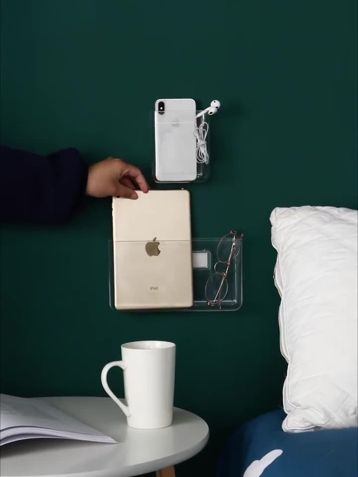 Super Fine Transparent Plastic Wall Storage Organizer