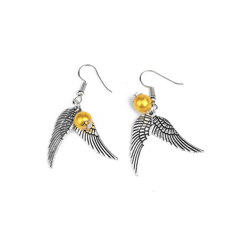 Harry Potter Golden Snitch Pendant Necklace Keychain