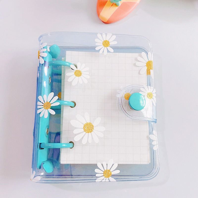 Daisy Printed Mini PVC Binder Set