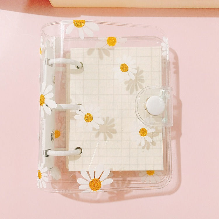 Daisy Printed Mini PVC Binder Set