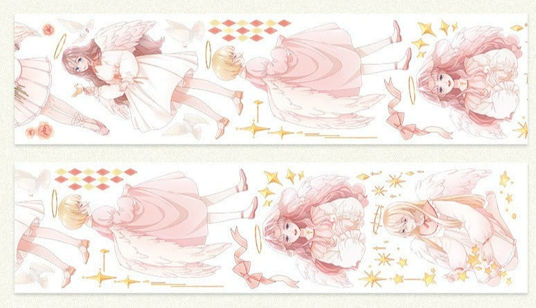 Cute Characters & Decorative Sticker PET Journaling Washi Tape