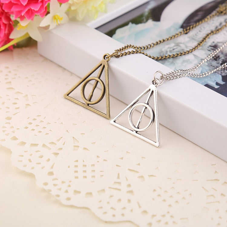 Harry potter necklace deathly hallows shop