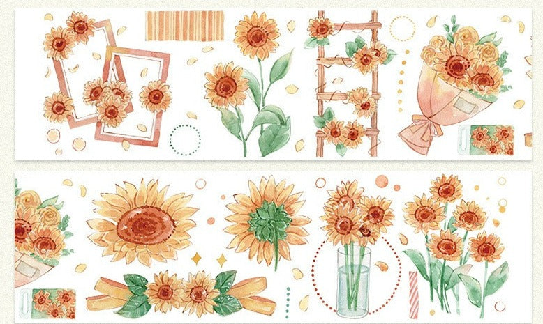 Flower & Fruit Sticker Design Washi Tape