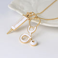 Doctor Syringe Stethoscope And Necklace
