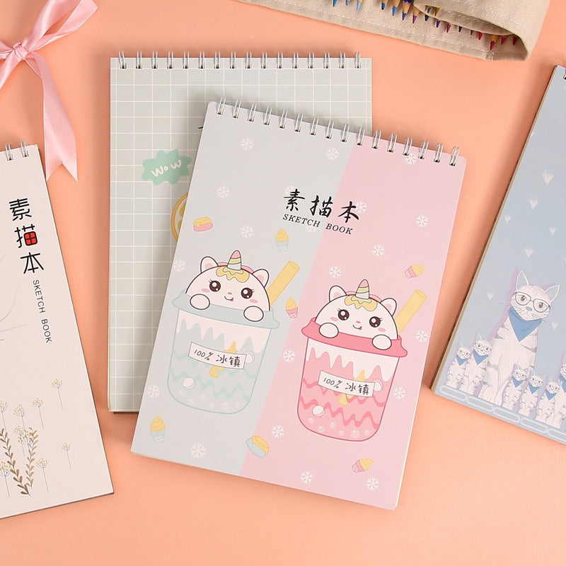Big Size Cartoon Cover Sketchbook - Dear