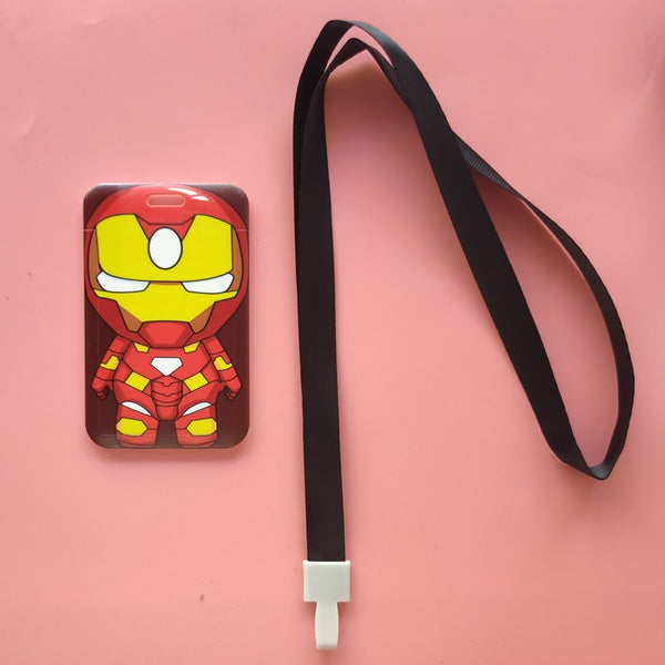 Card Holder Neck Strap Lanyard - Super Heroes