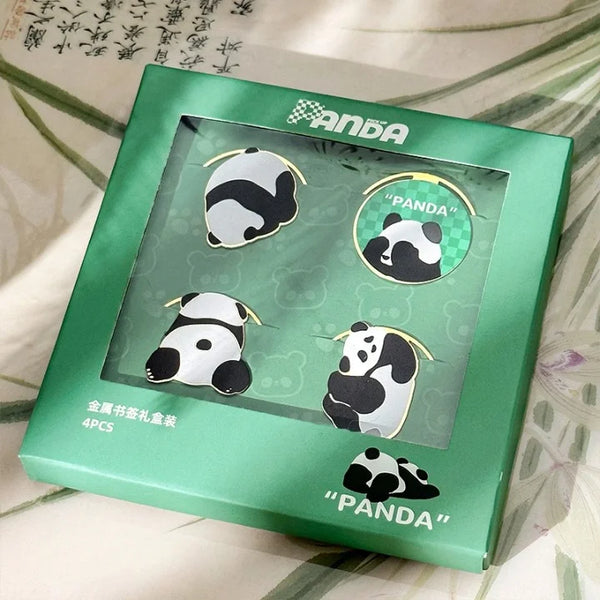 Panda Metal Bookmark Gift Box