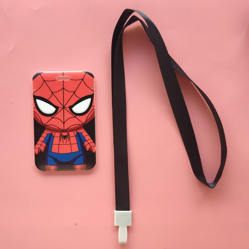 Card Holder Neck Strap Lanyard - Super Heroes