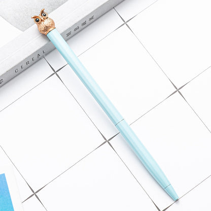 Owl Shape Metal Signature Ball Point Pen