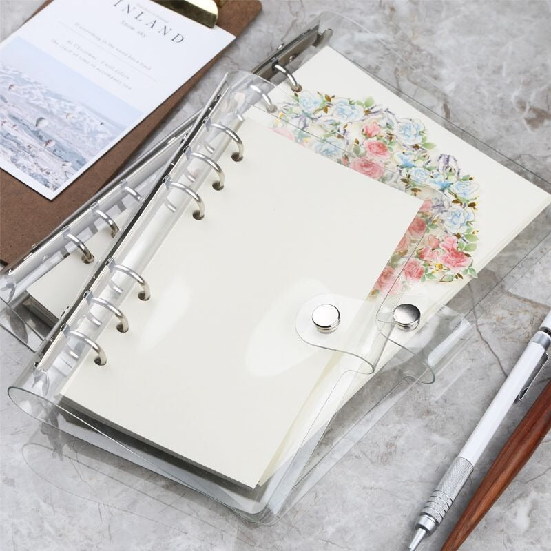 A5 Transparent Binder PVC Soft Shell Bullet Journal
