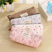Lifestyle Zakka Floral Pencil Case  and Pouch